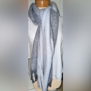 Ann Taylor Gray and Light Gray Women's Poncho